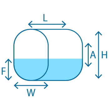 vertical  Oval tank